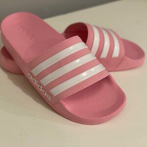 Women's Adidas Pink Adilette Aqua Sport Slides / Shower Slides / Slip-Ons Size 5